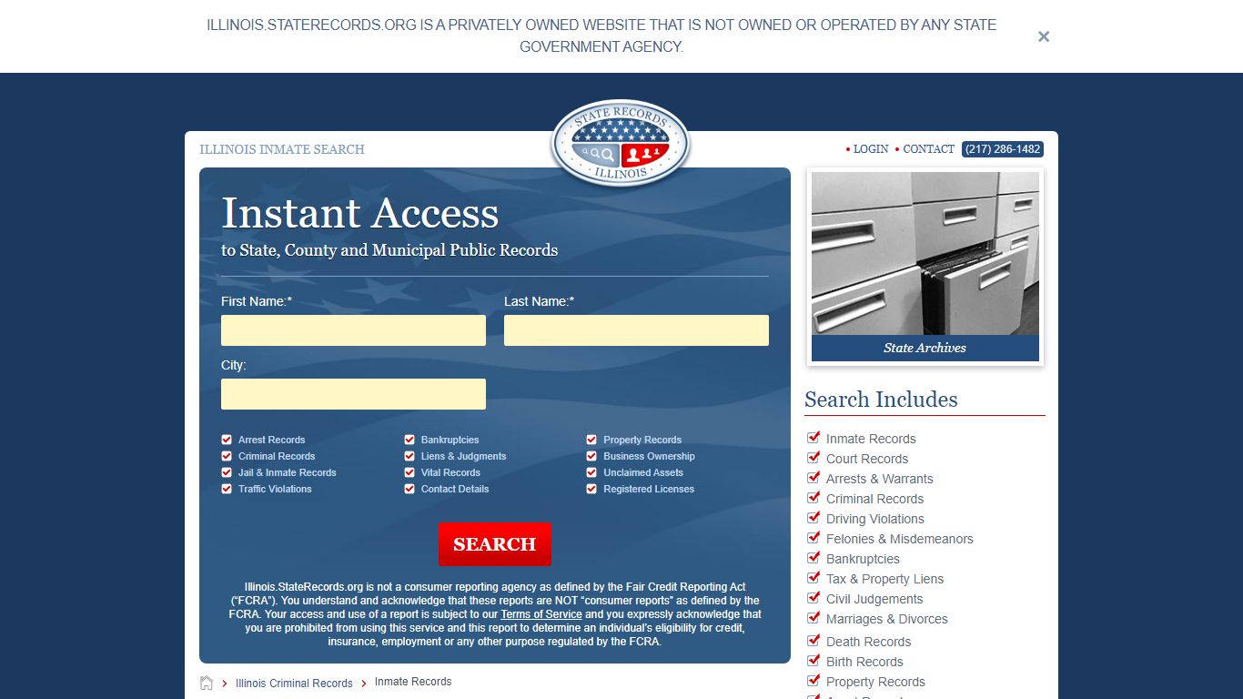 Illinois Inmate Search | StateRecords.org